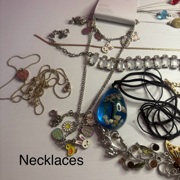 Jewelry Bundle, Rings, Necklaces, Bracelets Including Vintage Tweety Bird Box - Picture 2 of 16